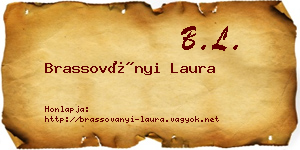 Brassoványi Laura névjegykártya